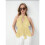Women'S Halter Neck Ruffled Camisole Yellow S 3