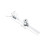 4pcs Keyless Glass Cabinet Lock Set, Durable Push Latch for Sliding Display Doors, Easy Operation 2