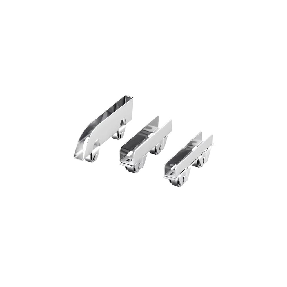 10 Pcs Stainless Steel Sliding Door Roller 6Mm For Glass Cabinet, Smooth Sliding Action Rustresistant Finish 9073542239055