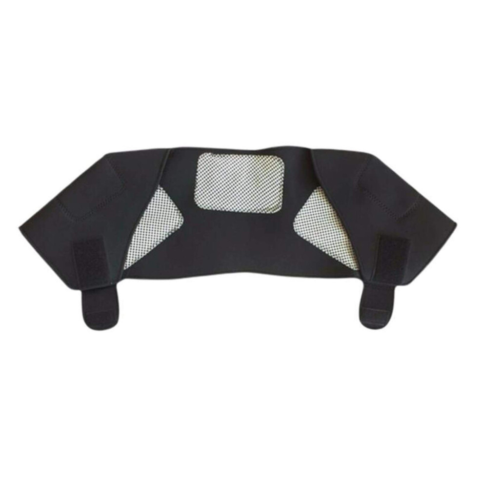 Tourmaline Self Heating Shoulder Brace XLarge Color A, Magnetic Therapy Support for Neck Pain Relief