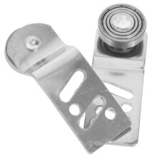 Sliding Door Roller with Stainless Steel Bearing Wheels, Quiet Wardrobe Pulley System for Smooth Motion