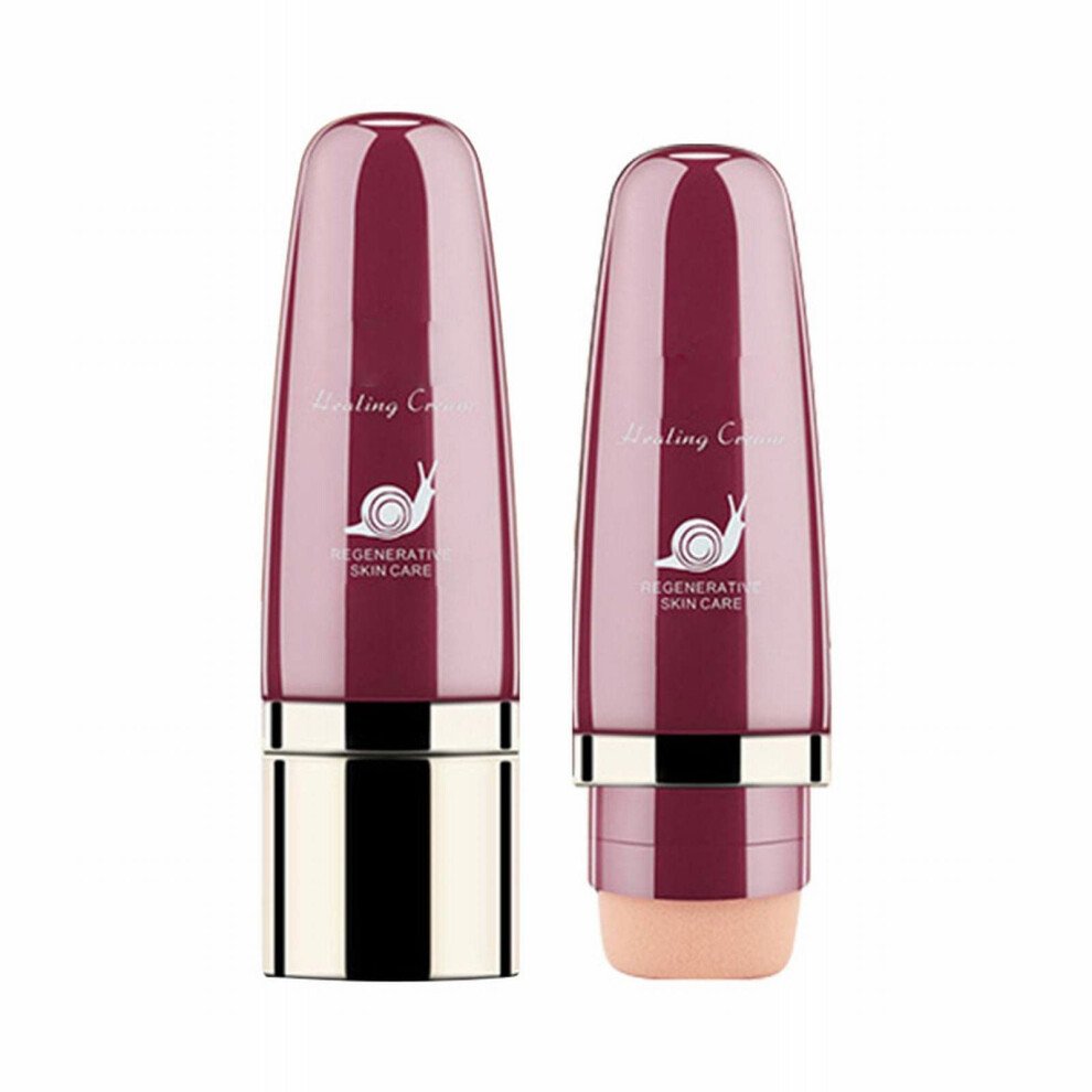 Moisturizing Concealer Stick Foundation with Cotton Head Applicator for Nude Makeup 40ml