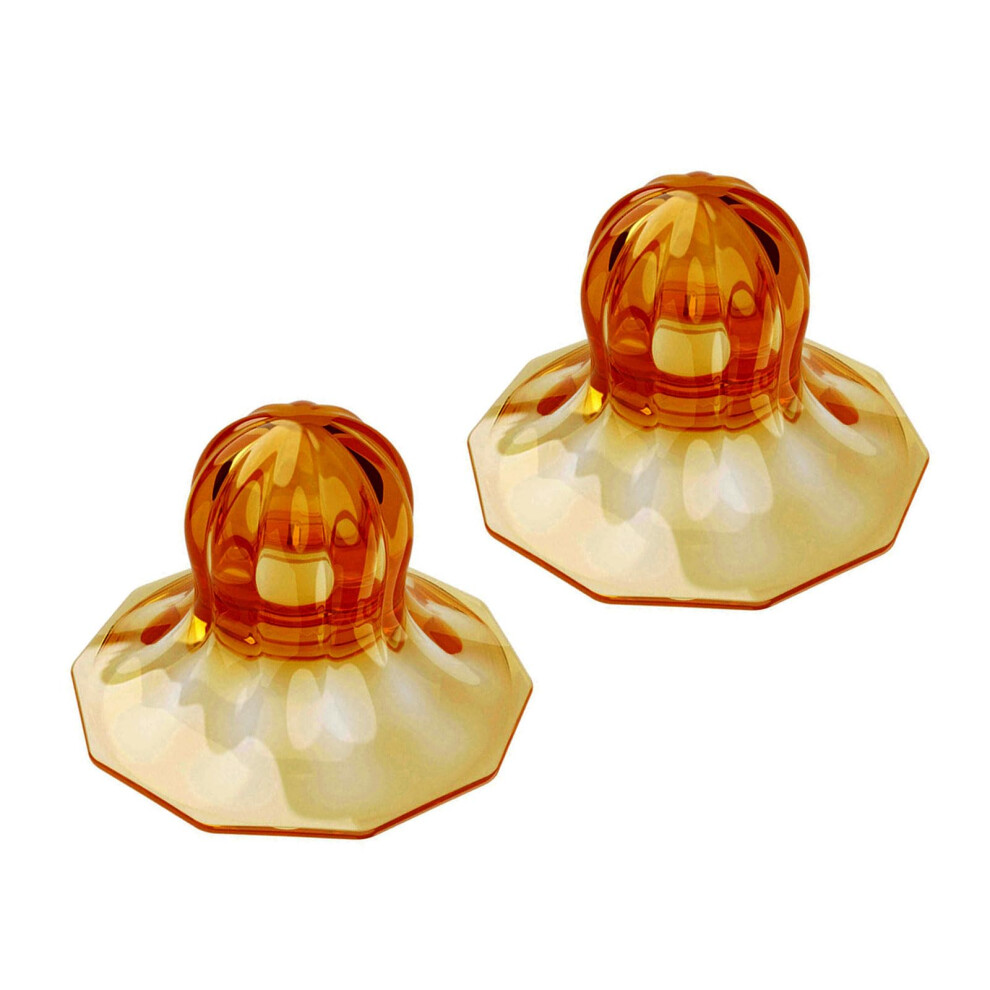 2Pcs Silicone Nipple Corrector and Aspirator for Flat Inverted Nipples with Gentle Suction and Storage Box