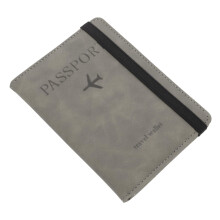 Waterproof PU Leather Passport Holder Travel Document Organizer with MultiLayer Pockets for Men and Women
