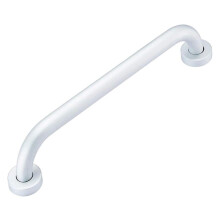Grab Bar Bathroom Assist Bath Grab Bar Handles Shower Type Support Armrest White Aluminum