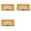 3X 8compartment Display Cabinet Wooden Tea Coffee Rack Storage Box Storage Box 1