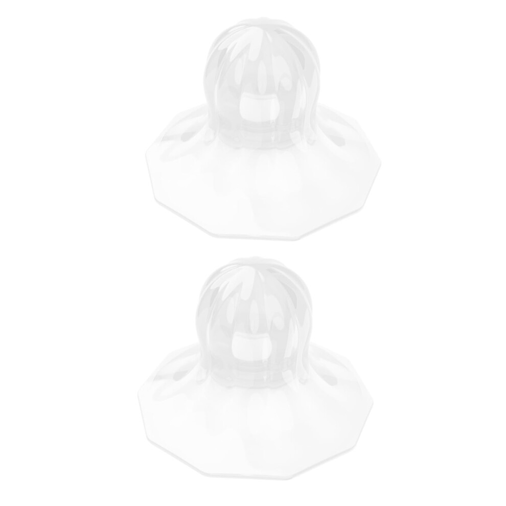 2Pcs Soft Silicone Nipple Corrector Puller for Flat and Inverted Nipples with Portable Storage Box