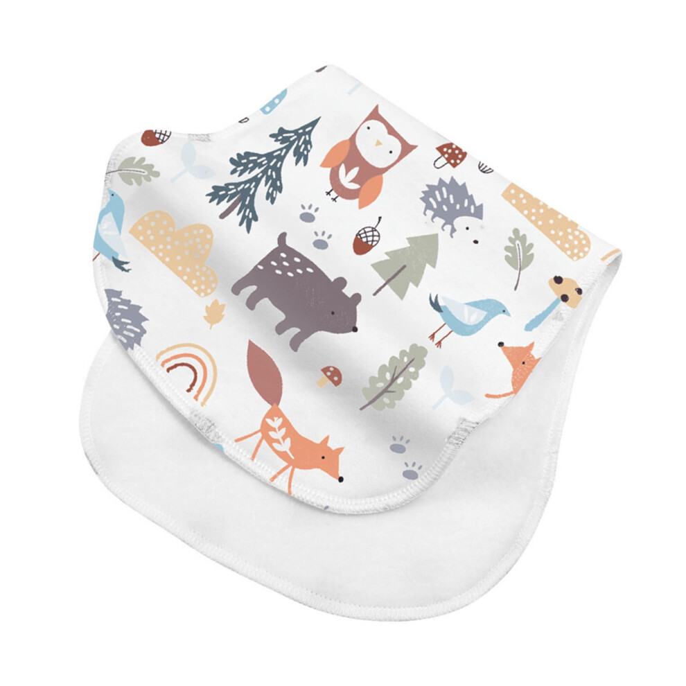 Baby Burp Cloth 2Layer Absorbent Soft Cotton Towel for Newborn Feeding and Drooling Boys Girls