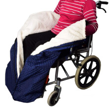 Waterproof Wheelchair Blanket for Adults, Warm Leg Cover with Windproof Protection and Easy Zip Access