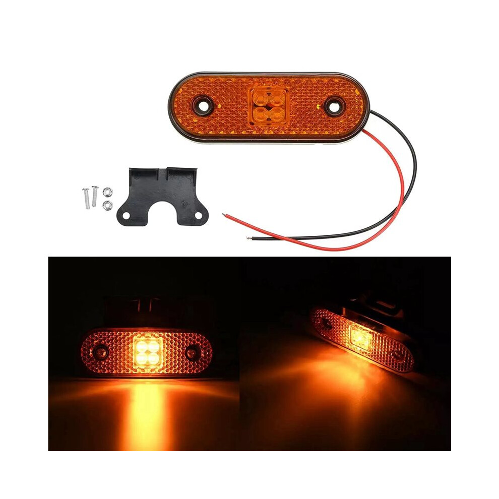 20Pcs 24V Led Car Truck Side S Turn Signal Lamp Rear Tail For Pickup Trailer Caravan Bus Boat Rv Lorry Light 4712881159963