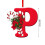 Enfeite de letras para pendurar na árvore de Natal (26 letras) 2