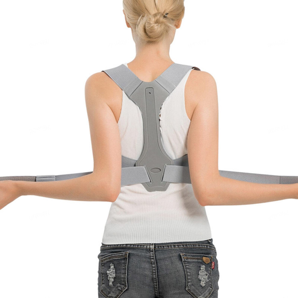 Posture Corrector for Women and Men, Adjustable Upper Back Brace with Ergonomic Support and Breathable Mesh