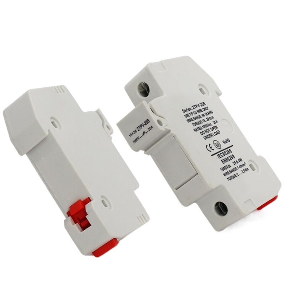20Pcs Waterproof Solar Pv Fuse Holder 1000V Dc Fuse Link For Reliable Photovoltaic Protection 9330225579168
