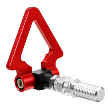 Aluminum Car Towing Hook Front Bumper ScrewOn Easy Install Load Racing Style Universal Fit