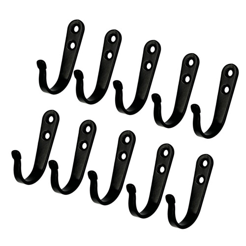 Carbon Steel Coat Hook Wall Mounted Towel Hanger Robe Hook-1