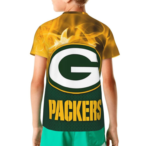 GBP_Packers kortermet ungdomstrøye for gutter og jenter 1