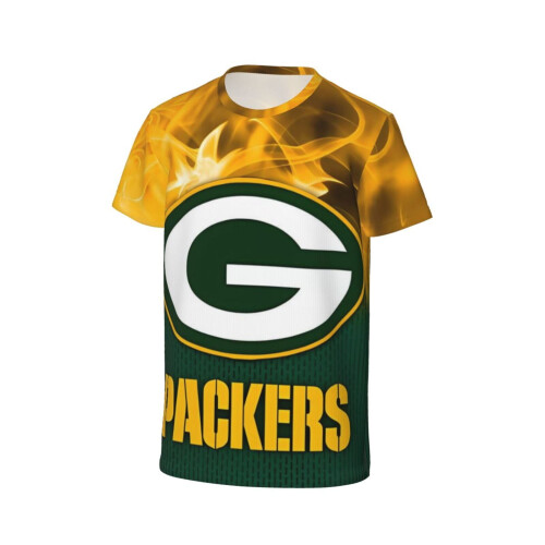 GBP_Packers kortermet ungdomstrøye for gutter og jenter 2