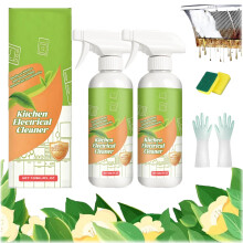 Kitchen Degreaser Spray with Electrolyzed Ion Cleaning, Multi Purpose Cleaner for Oven and Stove (2)