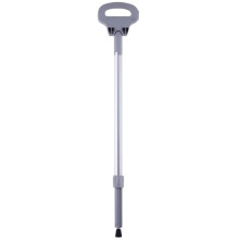 Folding Cane with Seat for Seniors, 2 in 1 Walking Stick Chair, Adjustable Height, Lightweight Silver
