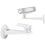 Adjustable Mini Projector Wall Mount 360 Rotation 60 Tilt Durable Steel Bracket 17cm 1