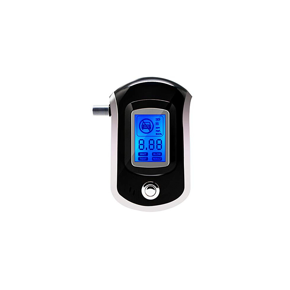 Professional Breathalyzer With 6 Mouthpieces, Accurate Portable Alcohol Tester For And Workplace Use 9330225580720