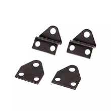 4 Stuks Harde Bladvering Roestvrij Stalen Staaf voor 1/10 Rupsauto Axiale SCX10 F350 RC4WD D90 TF2 Truck