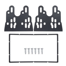 Car Stereo Dash Trim Kit for Land Rover Discovery 20072011 Range Rover 20052009, 2 Din Fascia Frame 178x102mm, Precise Dashboard Fit