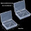 6 Pack Clear Plastic Playing Card Case, Durable Trading Card Deck Box with Easy Snap Closure 2