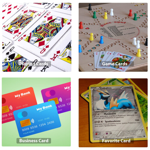 6 Pack Clear Plastic Playing Card Case, Durable Trading Card Deck Box with Easy Snap Closure 2
