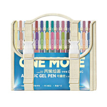 Acrylgelpen 0,8 mm veelkleurige intrekbare-36 kleuren/doos