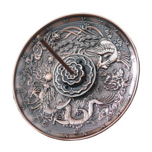 Incenses Holders,Embossed Stick Incenses Burners,for-Red