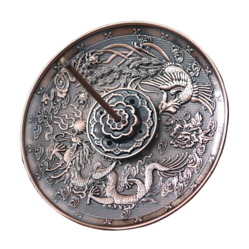 Incenses Holders,Embossed Stick Incenses Burners,for-Red