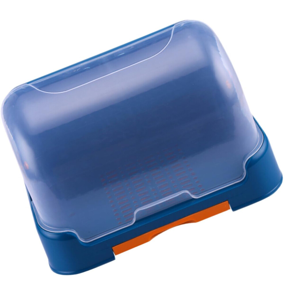Baby Bottle Drying Rack Organizer with Lid, Dustproof and Space Saving Multi Functional Storage Box