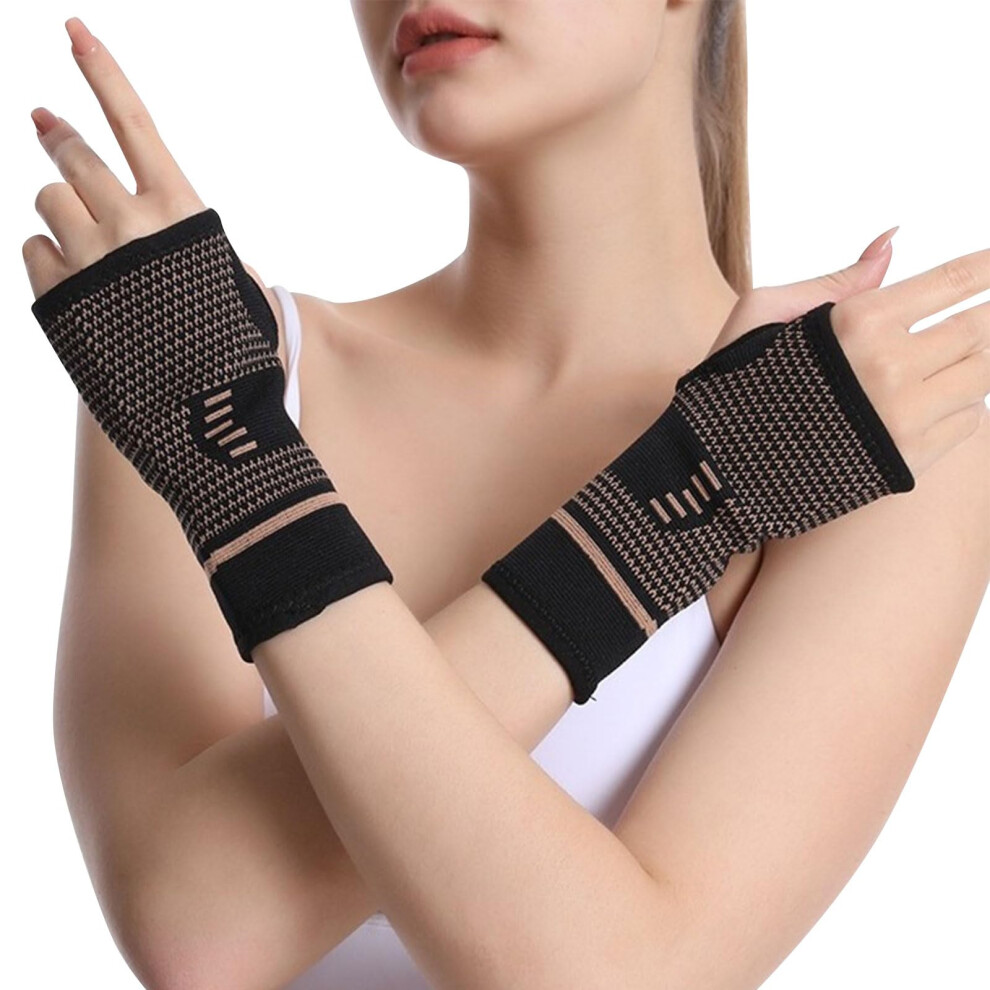 Compression Wrist Support Brace for Carpal Tunnel, Tendonitis Relief, Typing and Sports Workout