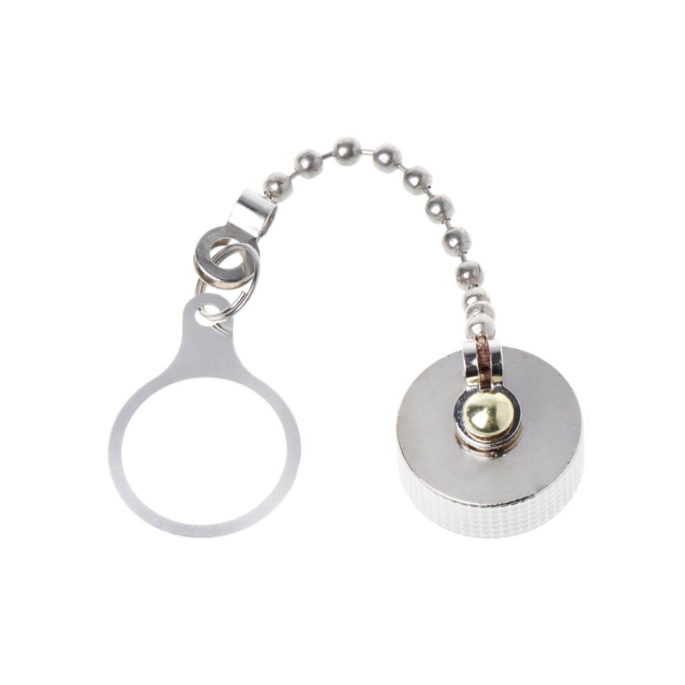 Gx16 Aviation Connector Cover Waterproof Dust Cap Durable Metal Protective Sleeve Silver 9330225579946