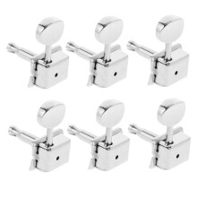 6pcs Vintage Style Guitar Tuning Pegs Set for Electric Guitar, Durable Metal, Smooth Precision