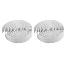 Sykkel Kork Styre Håndtak Wrap Tape + 2 Styreplugger - Hvit