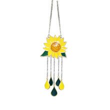 Clopoței de vânt Miayilima, decorațiuni decorative pentru ferestre cu model de floarea-soarelui