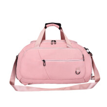 Travel Bag Mountaineering Bag Leisure Sports Tote Yoga Shoulder Gym Bag Pink One Size For Travel And Gym