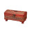 Wooden Tissue Box Cover Vintage Grape Pattern Decorative Home Organizer Easy Refill Access 1