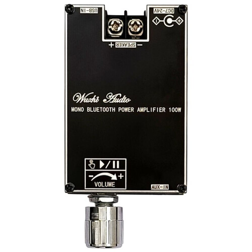 ZK-1001B 100W Mono BT Audio Power Amplifier Module TWS True Wireless 1