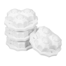 Self Adhesive Caster Wheels Set for Furniture and Appliances, 360 Swivel Silent Rolling, No Drill Setup