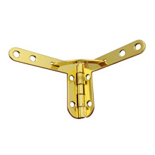 Cabinet Hinges 6pcs Lightweight Pivot Design Mini Aircraft Style Hinges for Wood Boxes 31x43mm