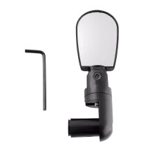 Bike Handlebar Mirror Black Wide-Angle Adjustable