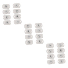 24pcs Adhesive Caster Wheels 360 Smooth Rotation Low Noise Stick On Wheels for Storage Boxes and Trash Bins