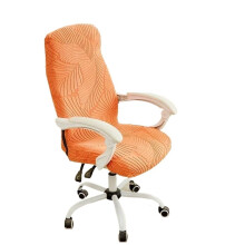 Office Chair Cover Orange L Stretchable AntiStain Gaming Chair Slipcover with Breathable Soft Fabric