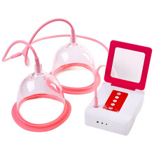 Breast Enlargement Pump with Adjustable Suction Control, Rechargeable Electric Vacuum Breast Enhancer for Firming and Shape