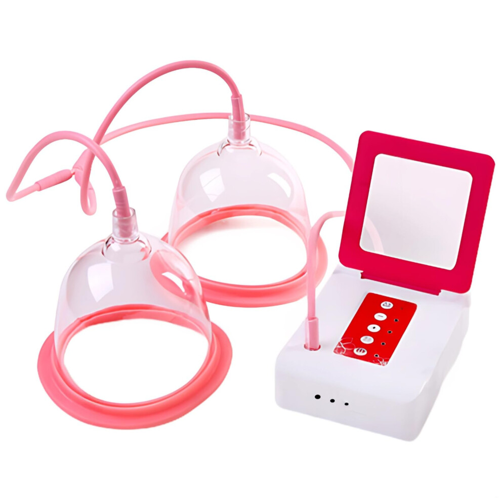 Breast Enlargement Pump with Adjustable Suction Control, Rechargeable Electric Vacuum Breast Enhancer for Firming and Shape