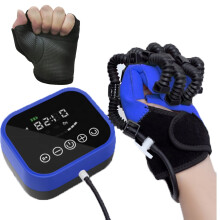 Rehabilitation Robot Gloves for Stroke Hand Therapy with Adjustable Pneumatic Assistance, Right Hand Large