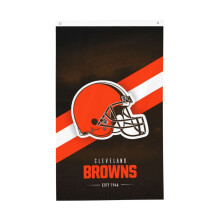 Doppelseitige Fanflagge des Browns-Footballteams, 3x5 Fuß